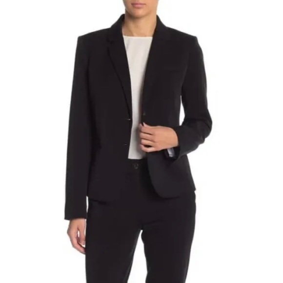 J.CREW Schoolboy Black Blazer Jacket 2 Button Lined Sz M Style # K2899